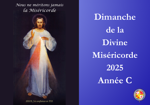 Nous ne meritons jamais la Miséricorde - Dimanche de la Divine Miséricorde 2025 - Site Catho Porte Nord Strasbourg