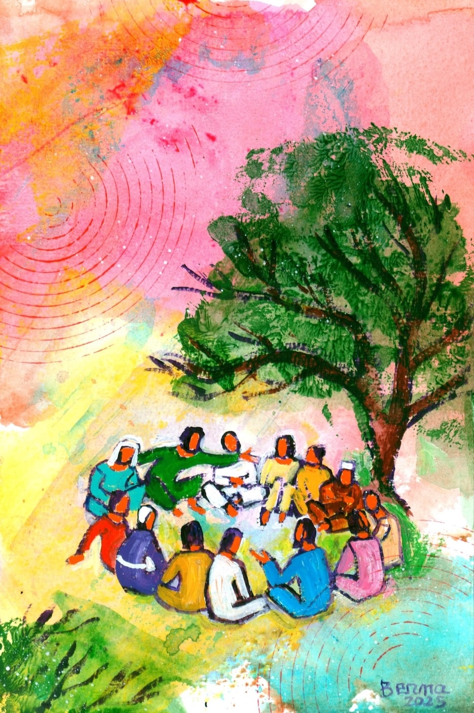 Création de Bernadette Lopez - Solennité du Saints Pierre et Paul Apôtres 2025 - Site Catho Porte Nord Strasbourg