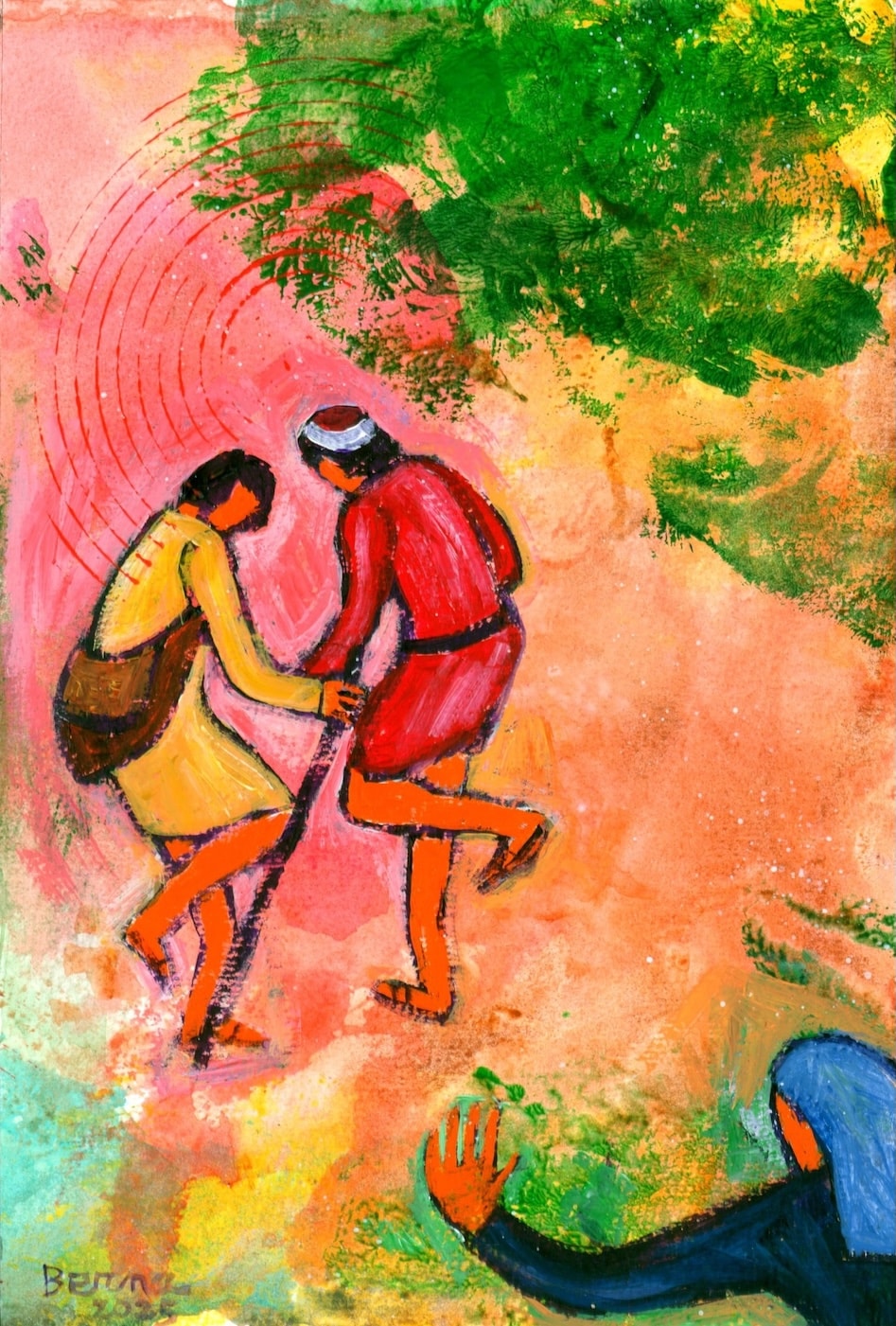 Création de Bernadette Lopez - 14ème Dimanche du temps ordinaire 2025 - Site Catho Porte Nord Strasbourg