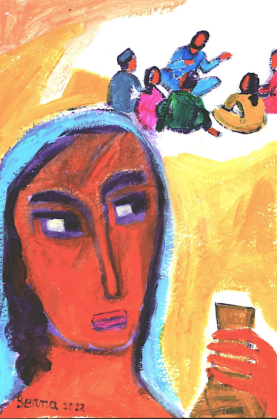 Création de Bernadette Lopez - 16ème Dimanche du temps ordinaire 2025 - Site Catho Porte Nord Strasbourg