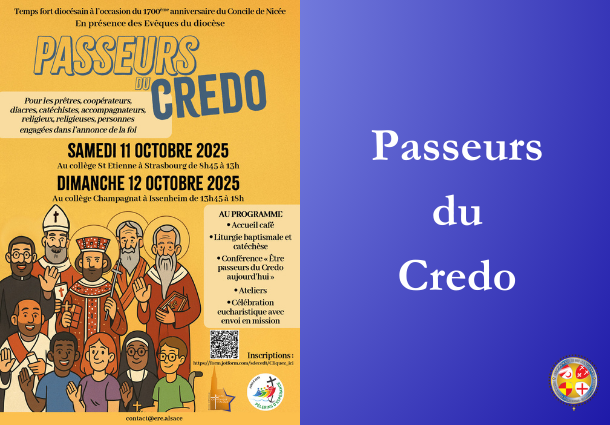 Passeurs du Credo - Evénement du Diocèse de Strasbourg - Site Catho Porte Nord Strasbourg