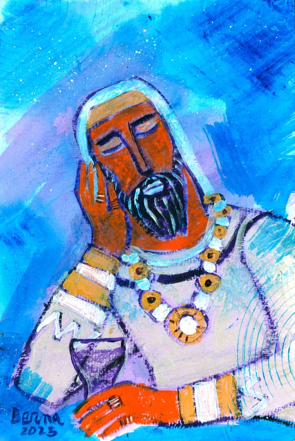 Création de Bernadette Lopez - 18ème Dimanche du temps ordinaire 2025 - Site Catho Porte Nord Strasbourg