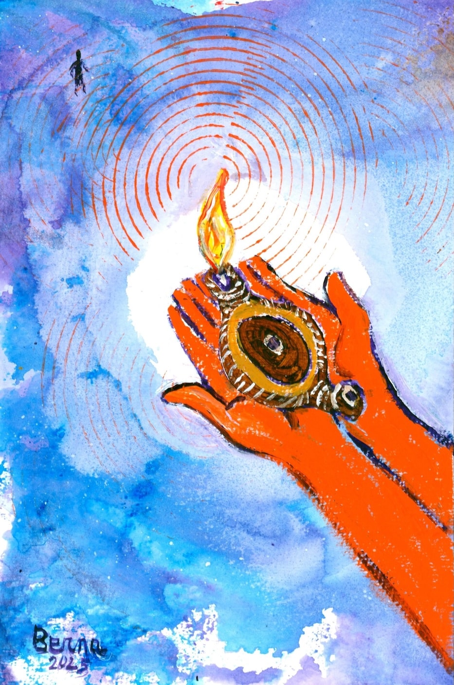 Création de Bernadette Lopez - 19ème Dimanche du temps ordinaire 2025 - Site Catho Porte Nord Strasbourg