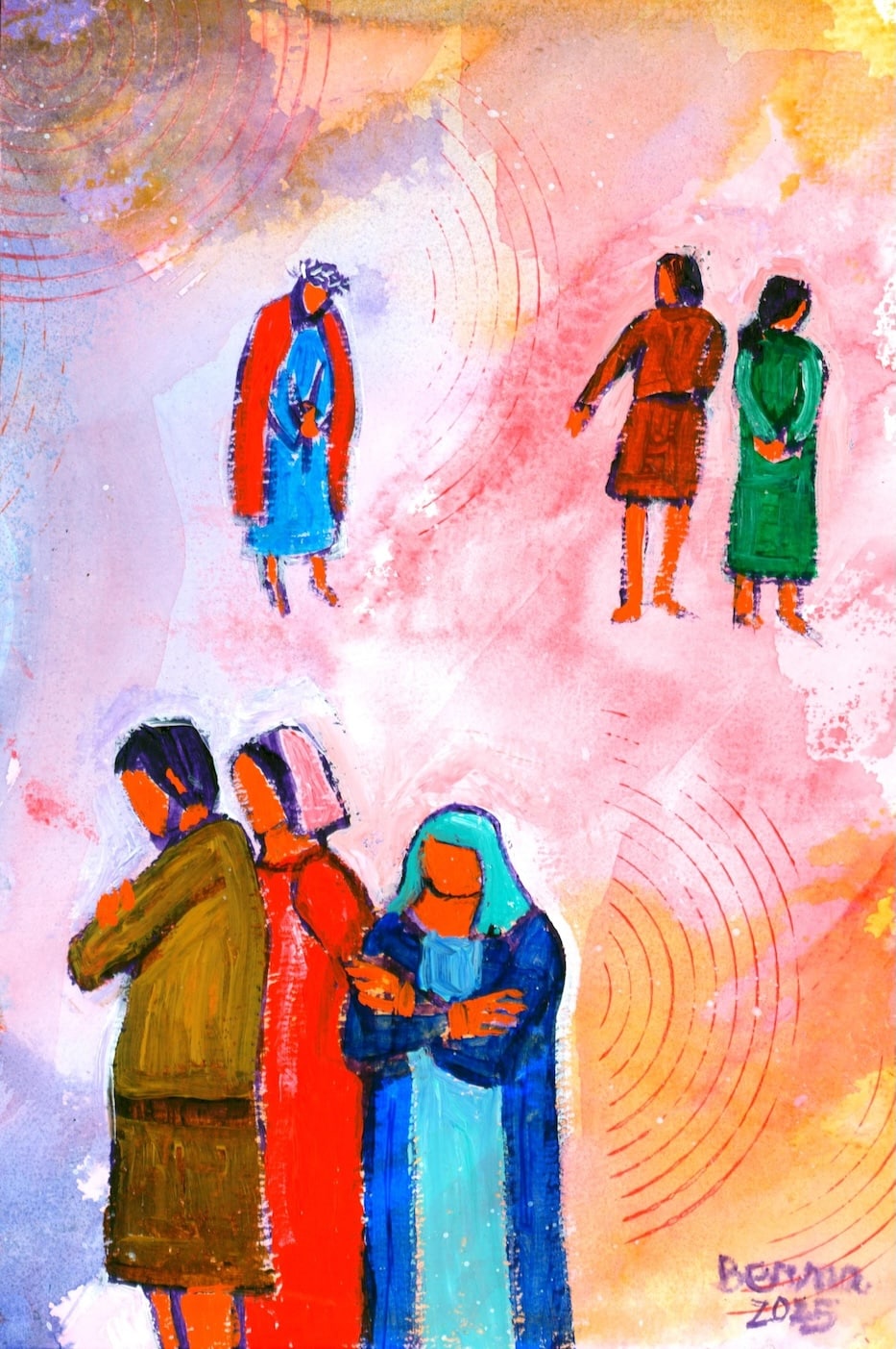 Création de Bernadette Lopez - 20ème Dimanche du temps ordinaire 2025 - Site Catho Porte Nord Strasbourg