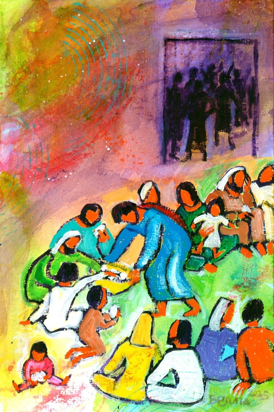 Création de Bernadette Lopez - 21ème Dimanche du temps ordinaire 2025 - Site Catho Porte Nord Strasbourg