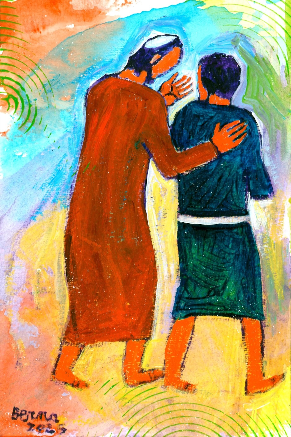 Création de Bernadette Lopez - 22ème Dimanche du temps ordinaire 2025 - Site Catho Porte Nord Strasbourg