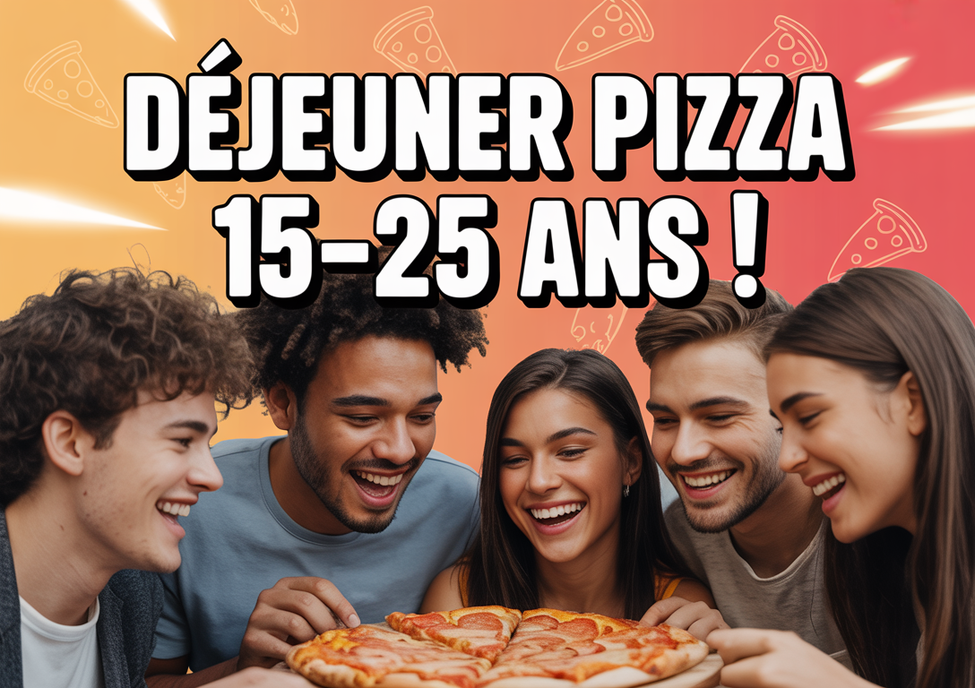 Déjeuner Pizza 15-25 ans - Site Catho Porte Nord Strasbourg
