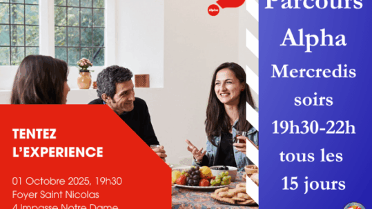 Parcours Alpha 2025-2026 - Site Catho Porte Nord Strasbourg - 01/10/2025