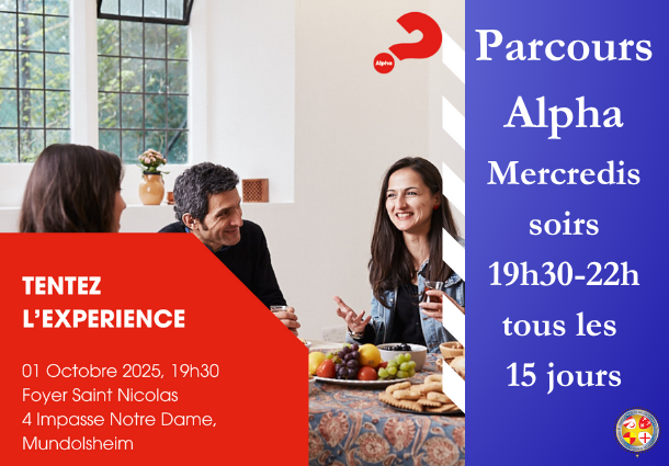 Parcours Alpha 2025-2026 - Site Catho Porte Nord Strasbourg - 01/10/2025