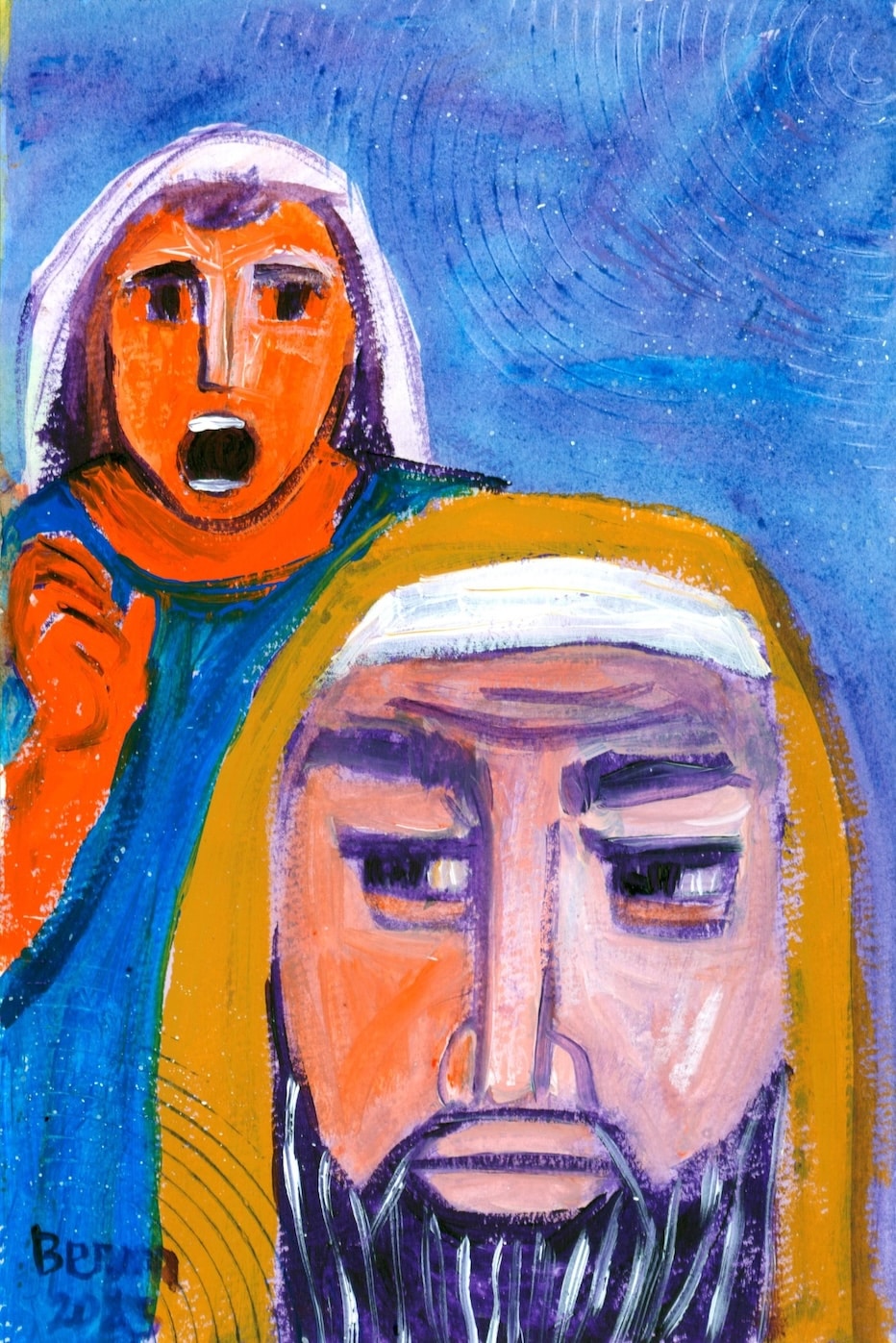 Création de Bernadette Lopez - 29ème Dimanche du temps ordinaire 2025 - Site Catho Porte Nord Strasbourg