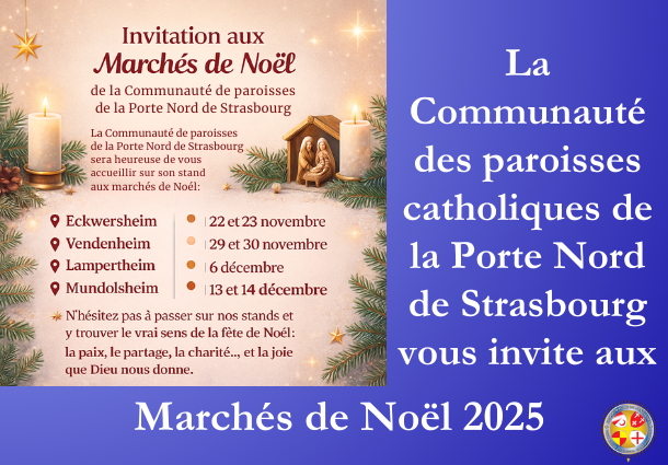 Marchés de Noël 2025 - Site Catho Porte Nord Strasbourg