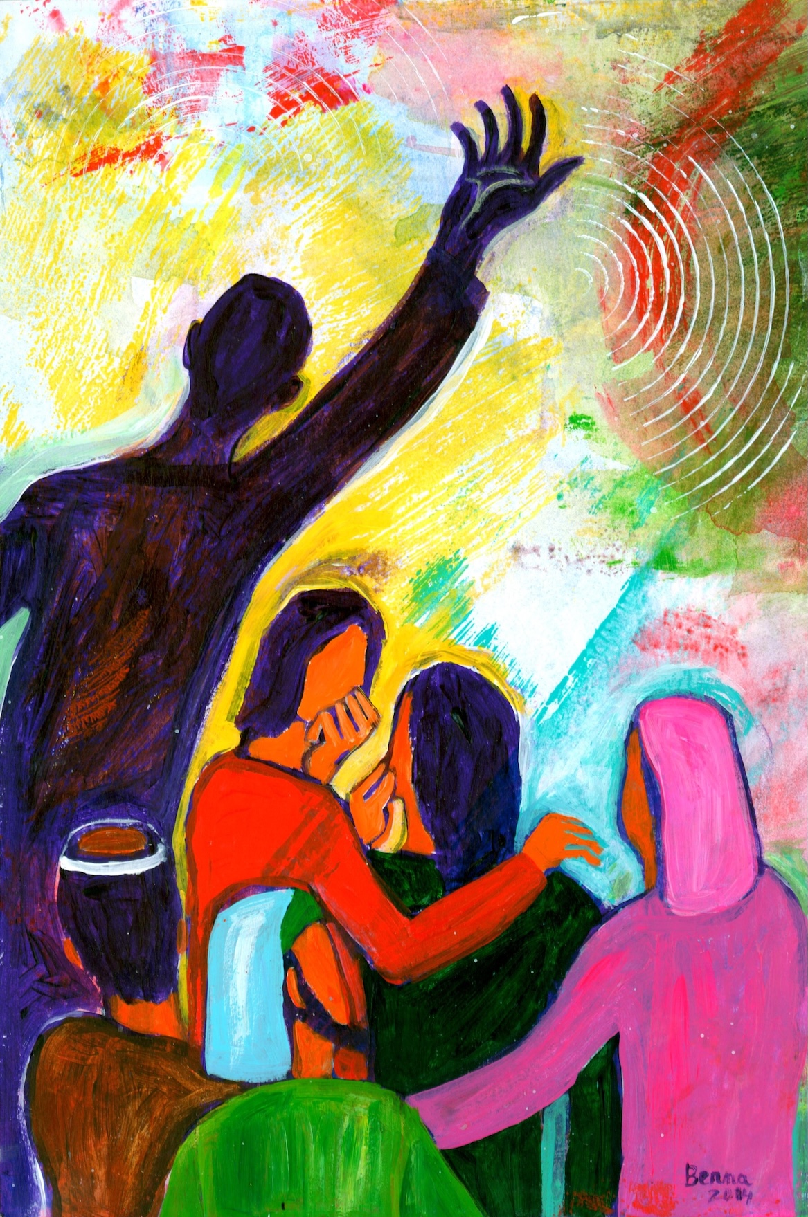 Création de Bernadeatte Lopez - Commémoration des Défunts 2025 - Site Catho Porte Nord Strasbourg