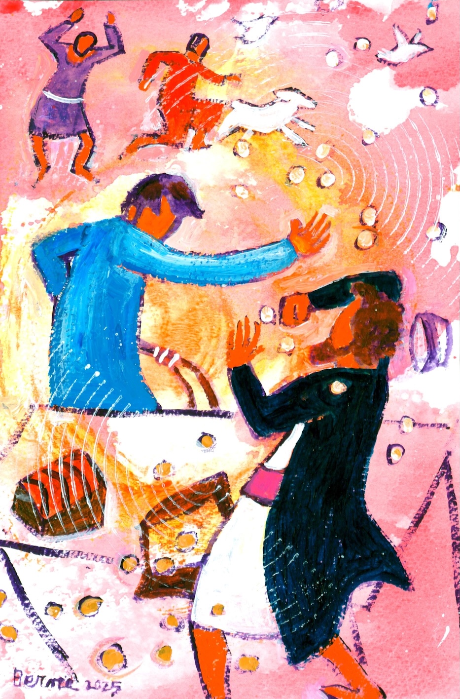 Création de Bernadeatte Lopez - Fête de la Dédicace de Saint-Jean-de-Latran 2025 - Site Catho Porte Nord Strasbourg