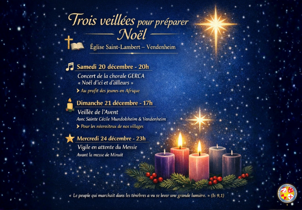 Veillées de Noël2025 - Site Catho Porte Nord Strasbourg