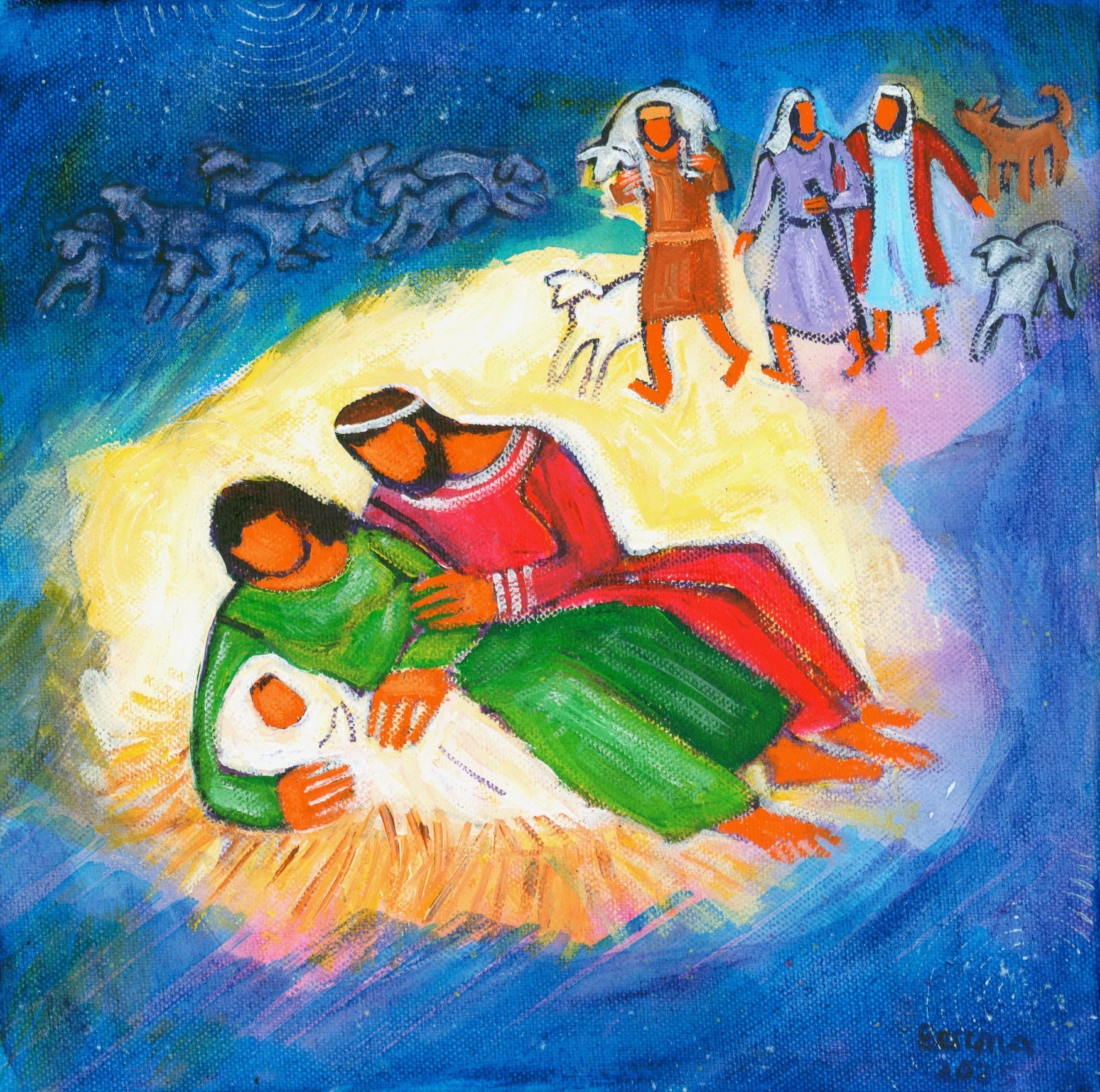 Création de Bernadeatte Lopez - Veille de Noël 2025 - Site Catho Porte Nord Strasbourg