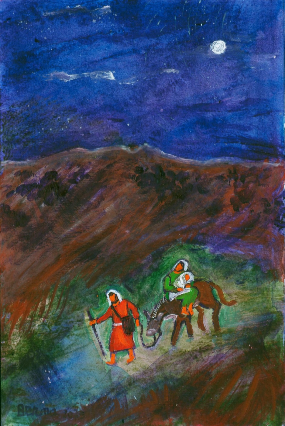 Création de Bernadeatte Lopez - Sainte Famille 2025 - Site Catho Porte Nord Strasbourg