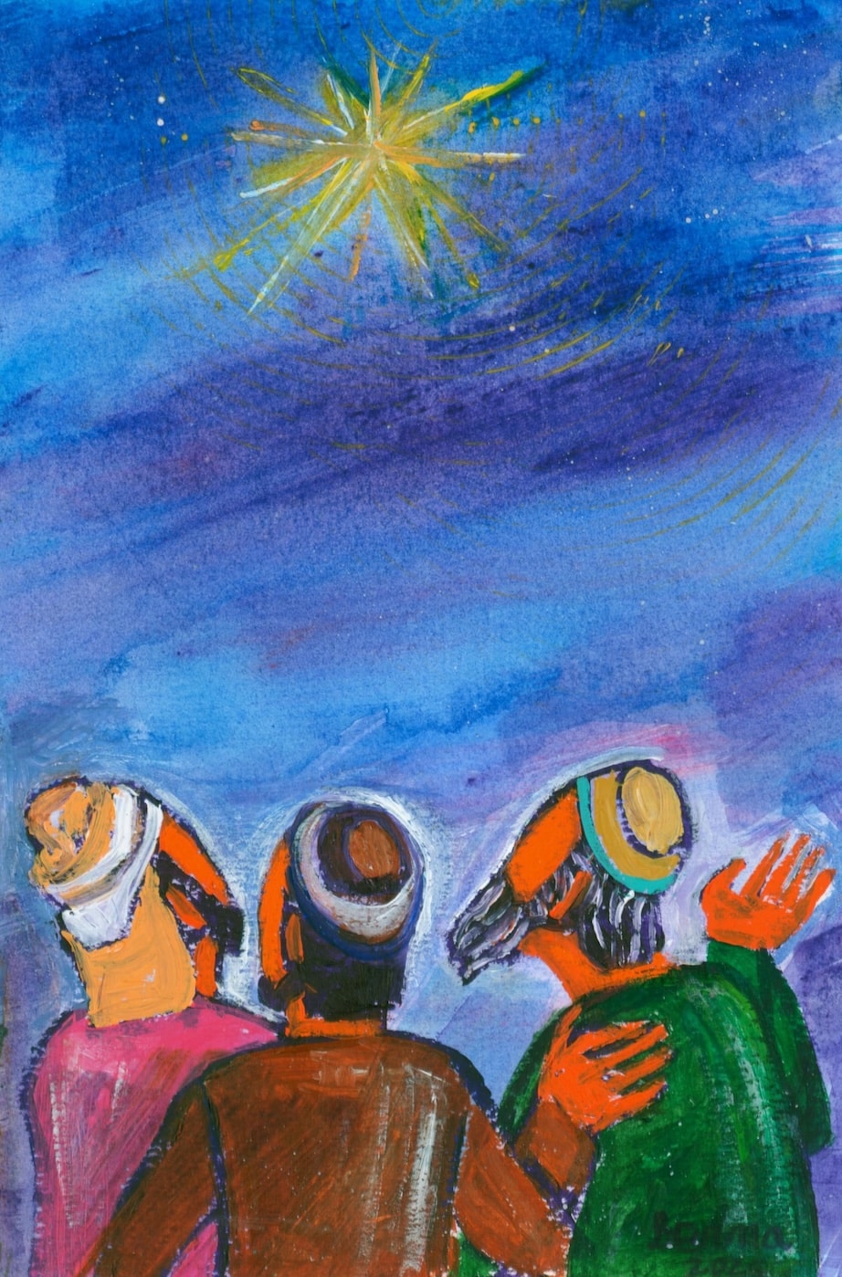 Création de Bernadeatte Lopez - Epiphanie 2026 - Site Catho Porte Nord Strasbourg