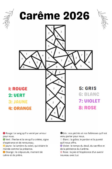 Proposition de Carême 2026 pour enfant - Site web Catho Porte Nord Strasbourg - Vendenheim, Eckwersheim, Lampertheim et Mundolsheim