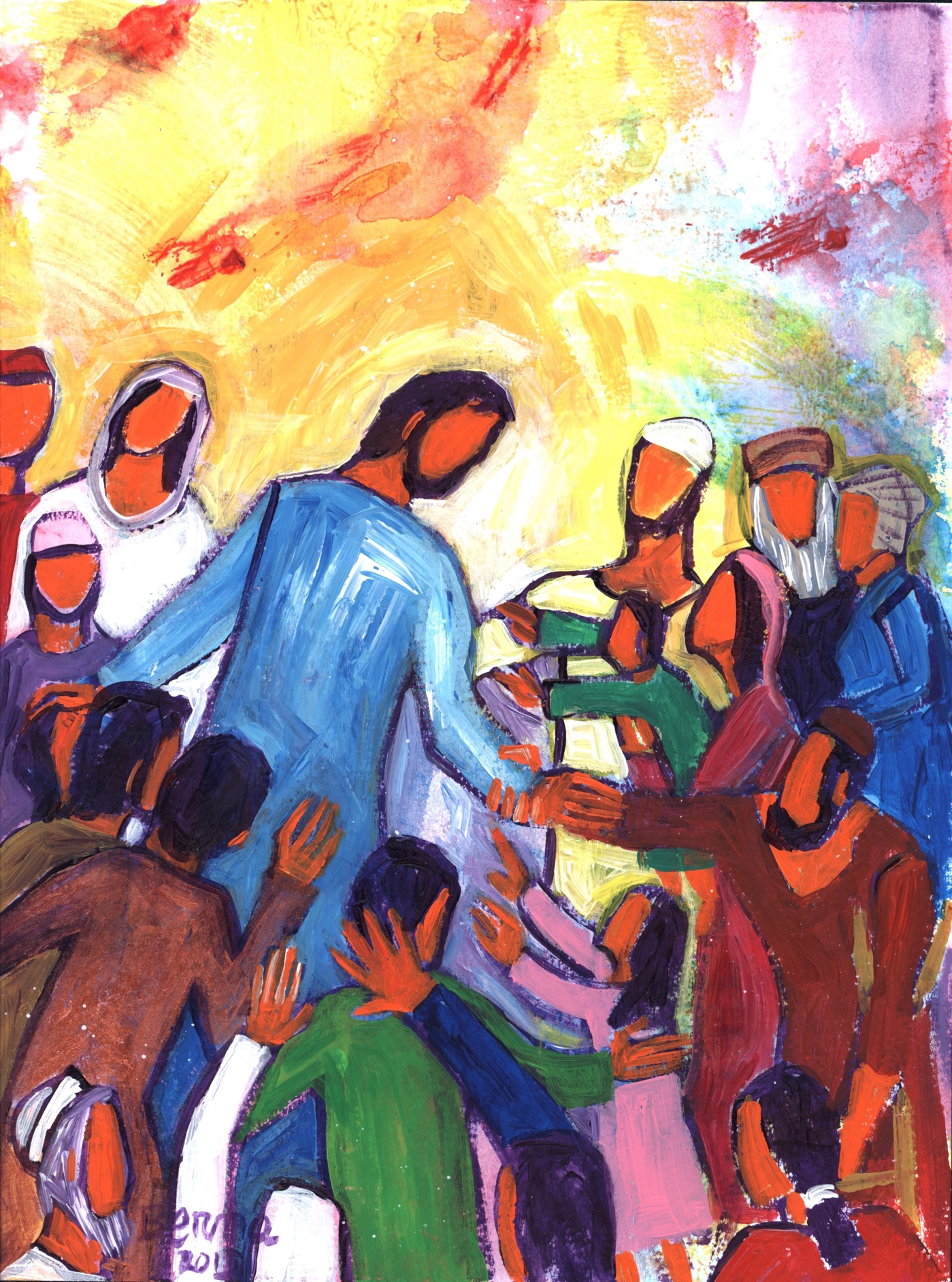 Création de Bernadeatte Lopez - 4ème Dimanche du temps ordinaire 2026 - Site Catho Porte Nord Strasbourg