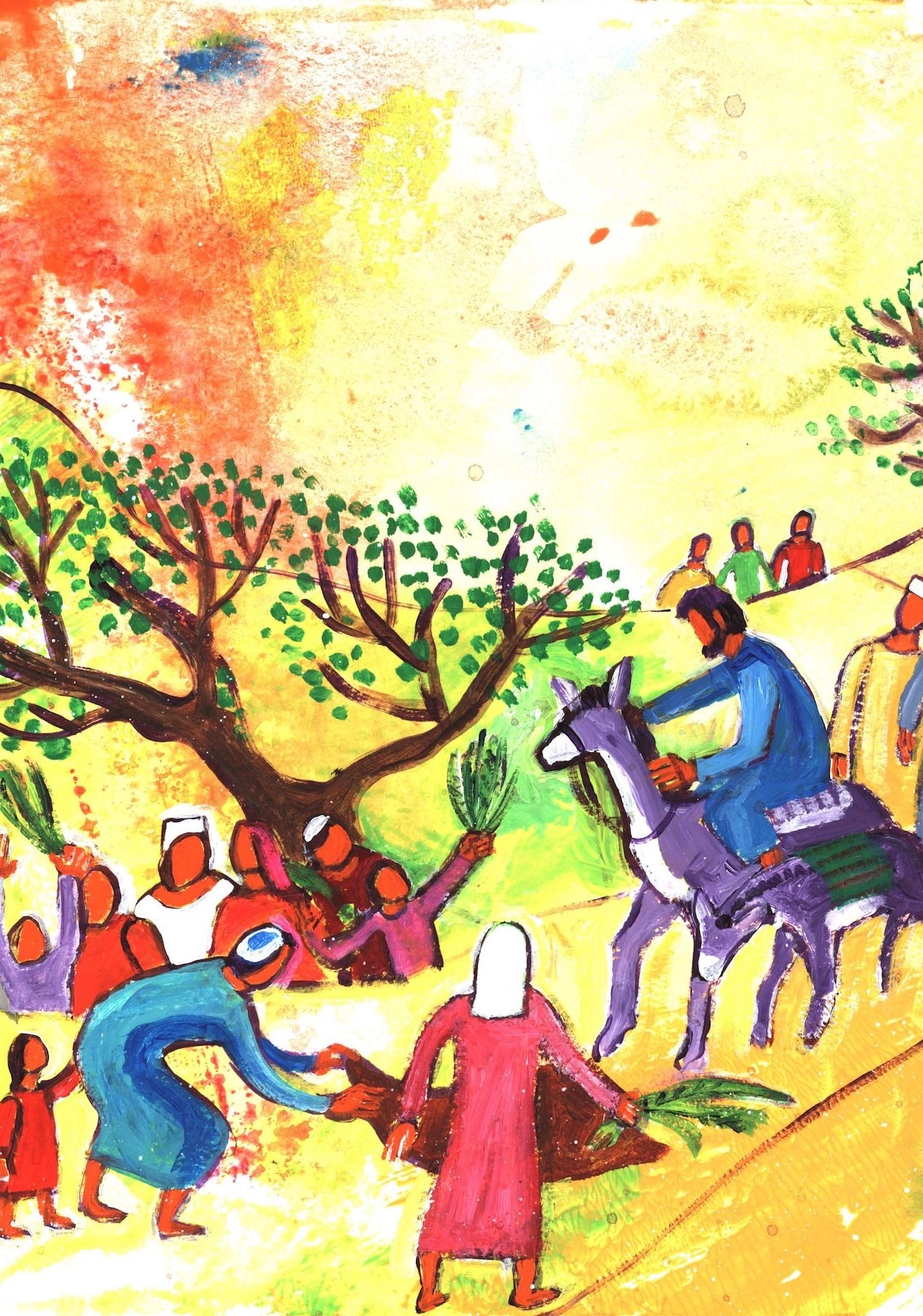 Création de Bernadette Lopez - Solennité des Rameaux et de la Passion du Seigneur 2026 - Site Catho Porte Nord Strasbourg